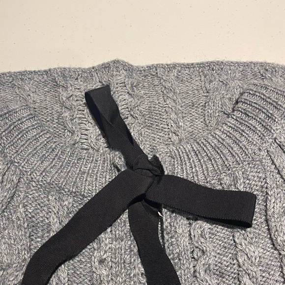 Grey thick cable knit free people dress - Picture 3 of 7